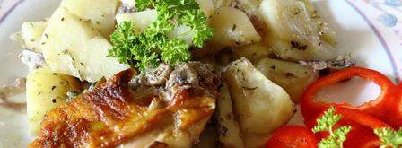 картофель курино-грибной. Шаг 7