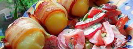 картофель на шампурах. Шаг 6