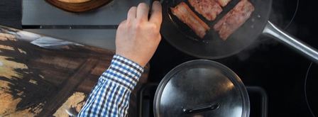 картофель с ароматным маслом и ветчиной. Шаг 3