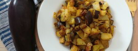 картофель с баклажаном в духовке. Шаг 5