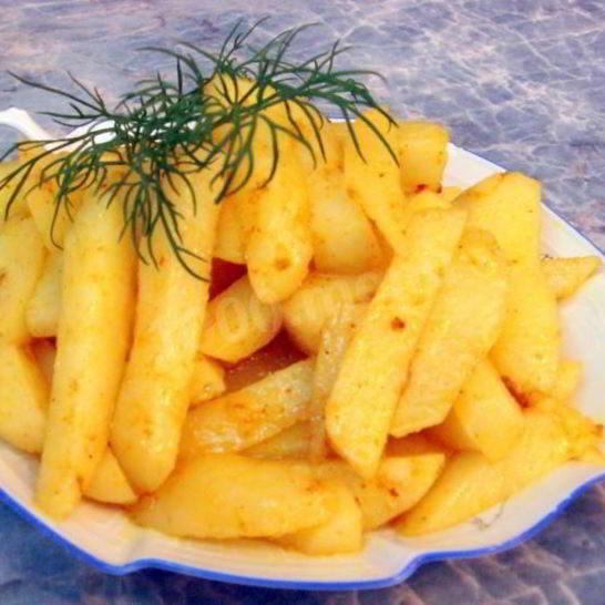 Рецепт картофеля с перчиком