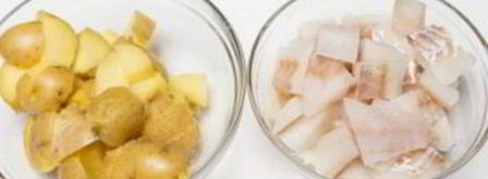 картофель с треской. Шаг 2