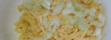 картофель с ветчиной. Шаг 3