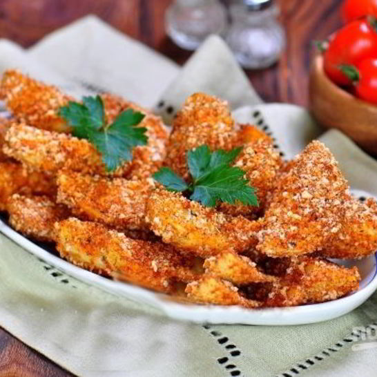 Рецепт картофеля в сырной панировке