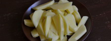 картофель жареный в мультиварке. Шаг 2