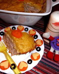 Картофельная шапка на курином фарше