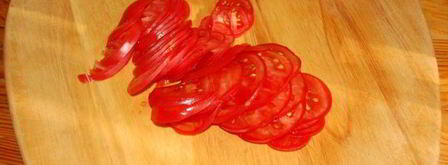 картофельные цветы с печенью в сметане. Шаг 5