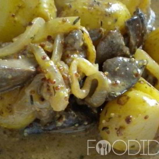 Рецепт картошки с печенью в мультиварке