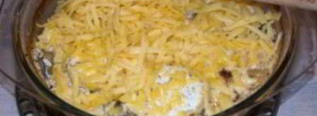 картошка с шампиньонами в духовке. Шаг 8