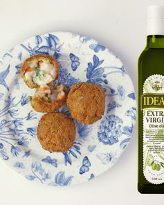 Крокеты из серых креветок