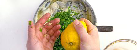 крокеты из серых креветок. Шаг 2