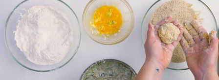 крокеты из серых креветок. Шаг 3