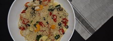 кускус с запеченными овощами и курицей. Шаг 6