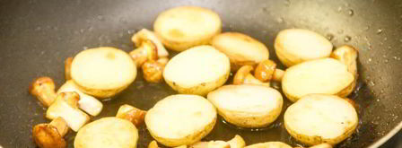 мини-картофель с лисичками. Шаг 6