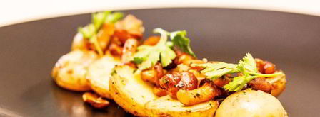 мини-картофель с лисичками. Шаг 8