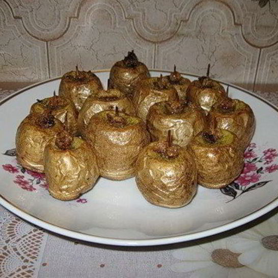 Рецепт печеного картофеля с салом