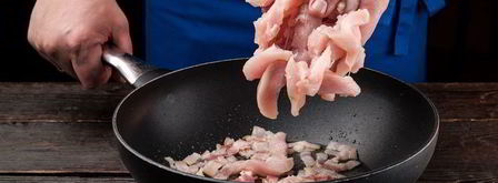 пикантный рис с курицей и беконом. Шаг 3