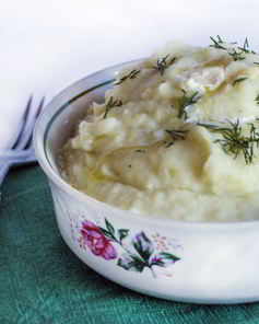 Пюре из цветной капусты и сельдерея