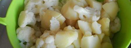 пюре из цветной капусты и сельдерея. Шаг 4