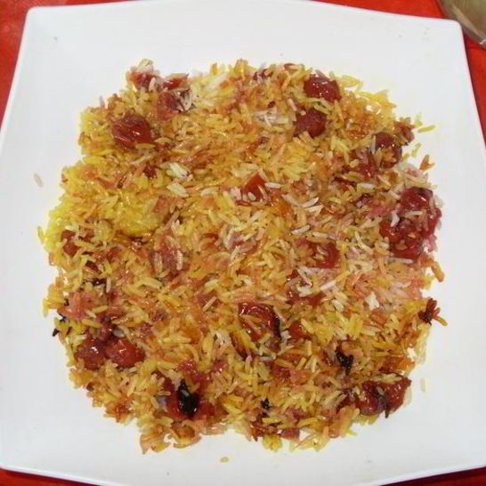 Рецепт риса с черешней