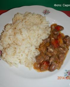 Рис с чесноком