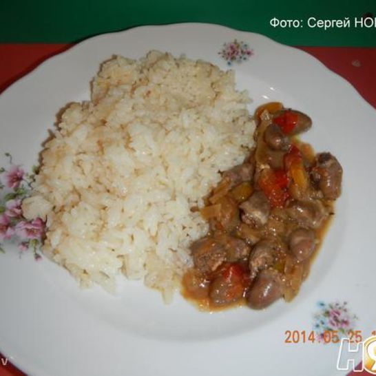 Рецепт риса с чесноком