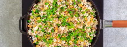 рис с кукурузой и зеленым горошком. Шаг 12