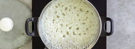 рис с кукурузой и зеленым горошком. Шаг 4