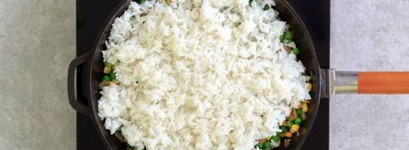 рис с кукурузой и зеленым горошком. Шаг 10