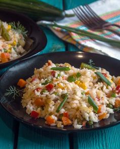 Рис с мексиканской смесью