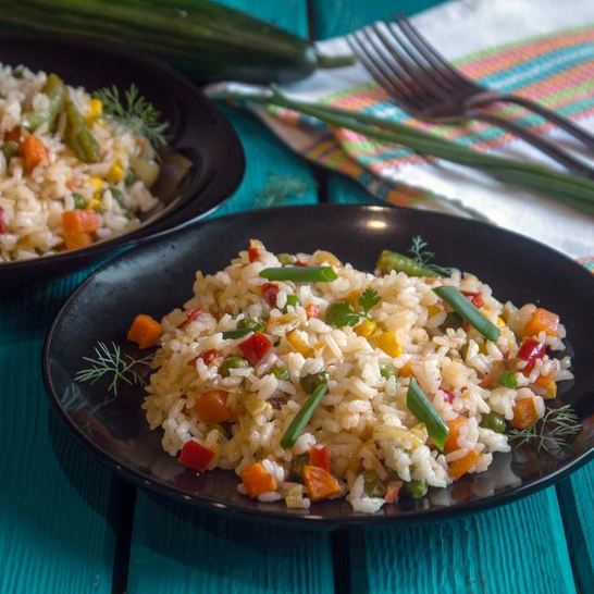 Рецепт риса с мексиканской смесью