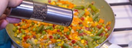 рис с мексиканской смесью. Шаг 8