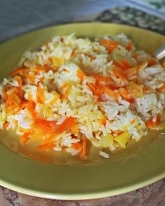 Рис с морковью и луком