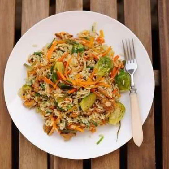 Рецепт риса с овощами по-китайски