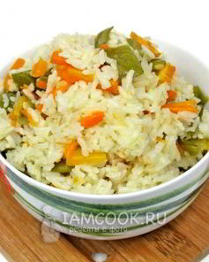 Рис с овощами в мультиварке