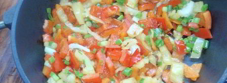 рис с овощами в японском стиле. Шаг 2