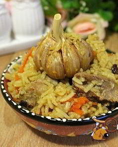 Рис со свининой в мультиварке