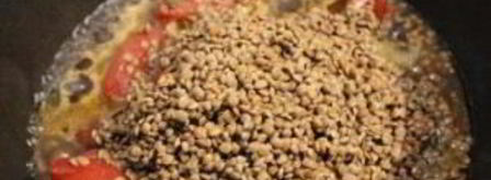 тушеная чечевица. Шаг 2