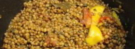 тушеная чечевица. Шаг 4