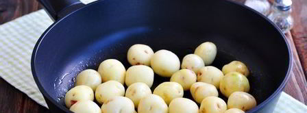 жареная картошка с колбасой. Шаг 3