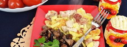 жареная картошка с мясом в мультиварке. Шаг 10