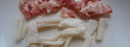 жареная картошка с салом. Шаг 3