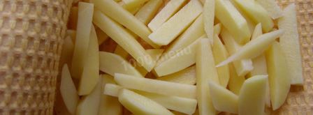 жареная картошка с салом. Шаг 5