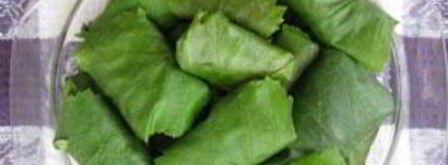 долма из свежих листьев винограда. Шаг 3