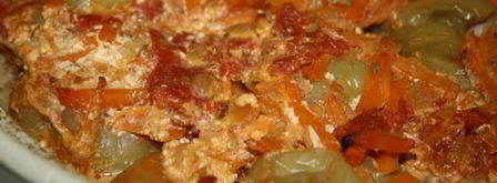 голубцы и перцы со свининой без риса. Шаг 6