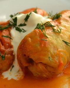 Голубцы из баранины