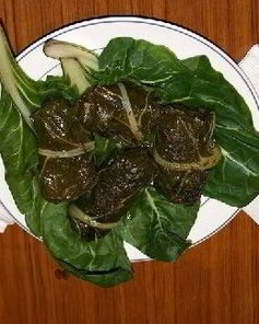 Голубцы из мангольда