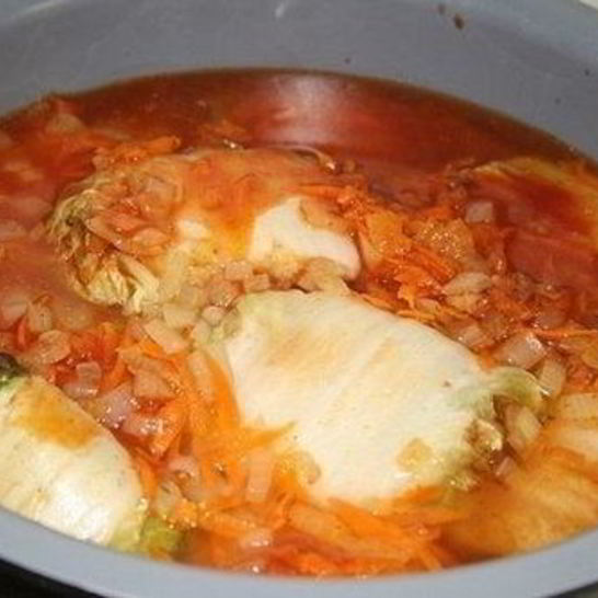 Рецепт голубцов из пекинской капусты с мясом по-домашнему