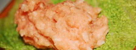 голубцы из савойской капусты с фаршем из семги. Шаг 4