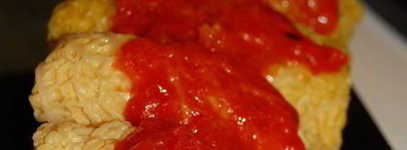 голубцы из савойской капусты с фаршем из семги. Шаг 8